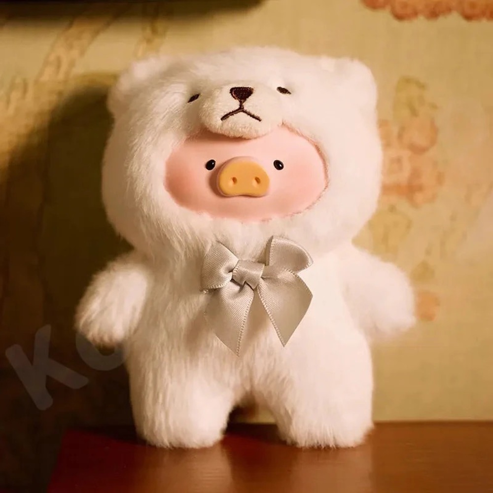 TOYZERO+ X Lulu The Piggy Vintage Teddy Shop Series Plush Keychain Perfect Teddy